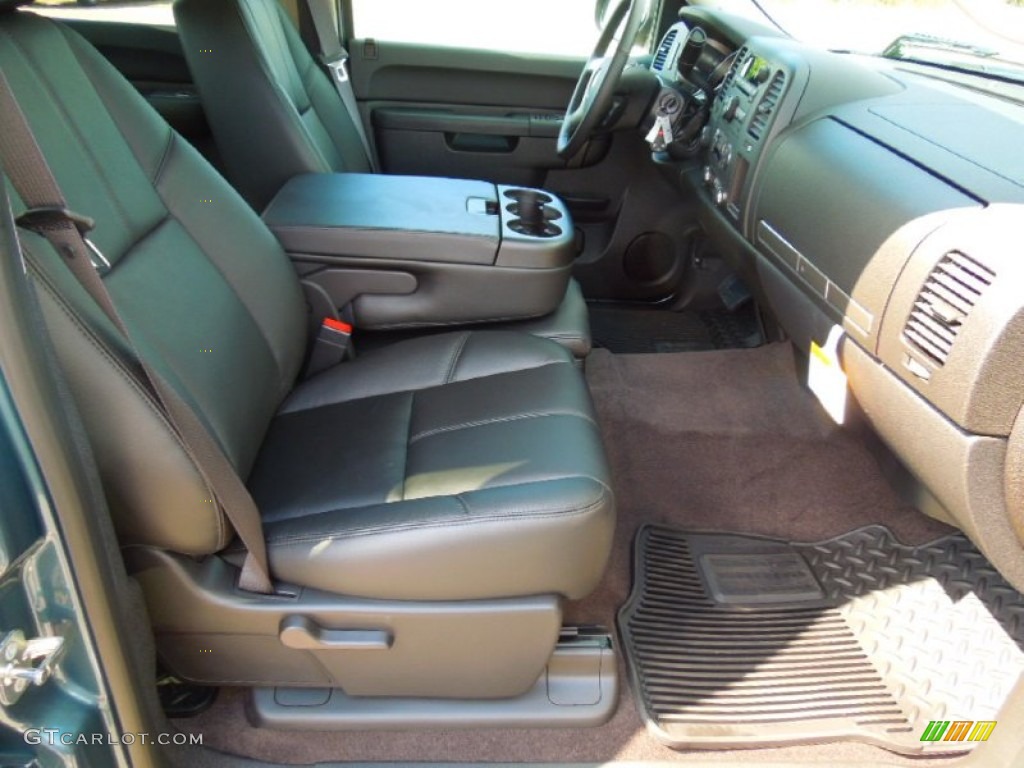 2012 Silverado 1500 LT Crew Cab 4x4 - Blue Granite Metallic / Ebony photo #20