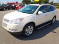 2012 White Diamond Tricoat Chevrolet Traverse LTZ  photo #2