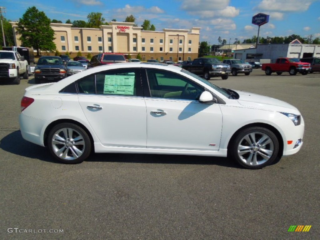 Summit White 2013 Chevrolet Cruze LTZ/RS Exterior Photo #71122046