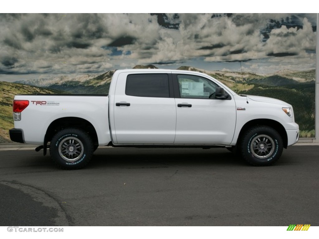 2012 Tundra TRD Rock Warrior CrewMax 4x4 - Super White / Black photo #2