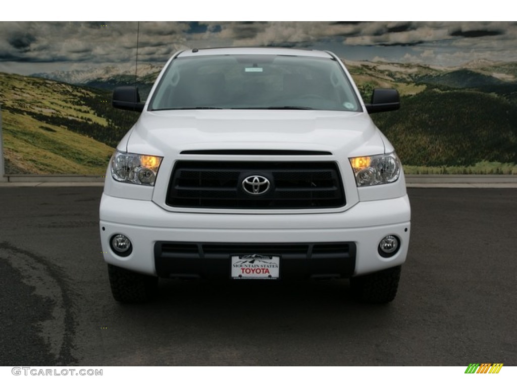 2012 Tundra TRD Rock Warrior CrewMax 4x4 - Super White / Black photo #4