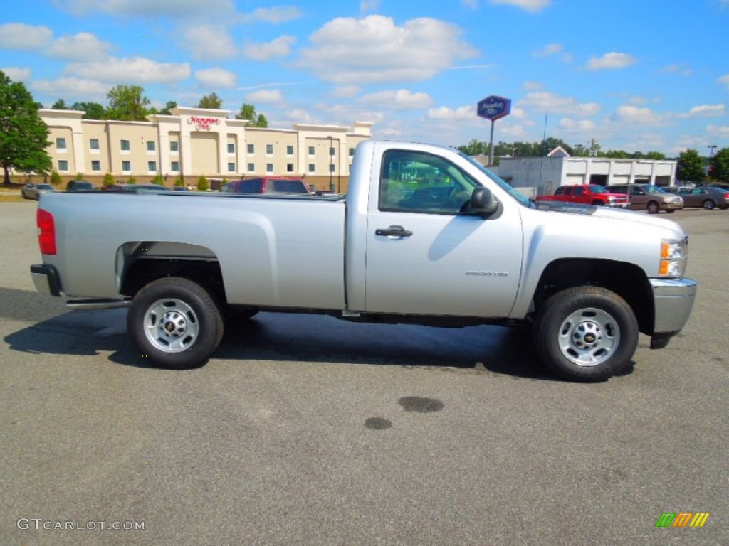 Silver Ice Metallic 2013 Chevrolet Silverado 2500HD Work Truck Regular Cab Exterior Photo #71122904