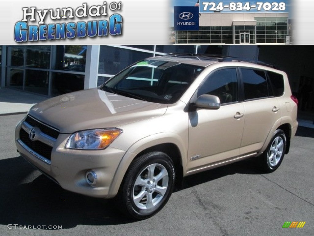 2010 RAV4 Limited 4WD - Sandy Beach Metallic / Sand Beige photo #1