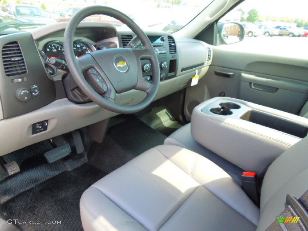 Dark Titanium Interior 2013 Chevrolet Silverado 2500HD Work Truck Regular Cab Photo #71123087