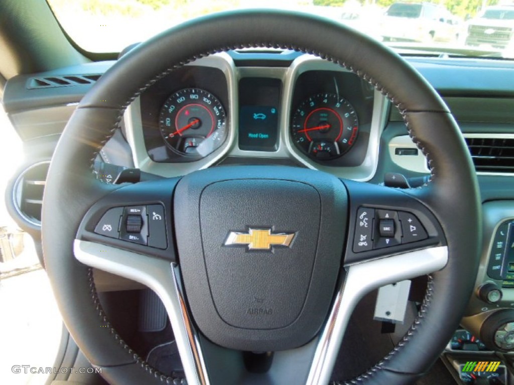 2013 Chevrolet Camaro LT/RS Coupe Black Steering Wheel Photo #71123483