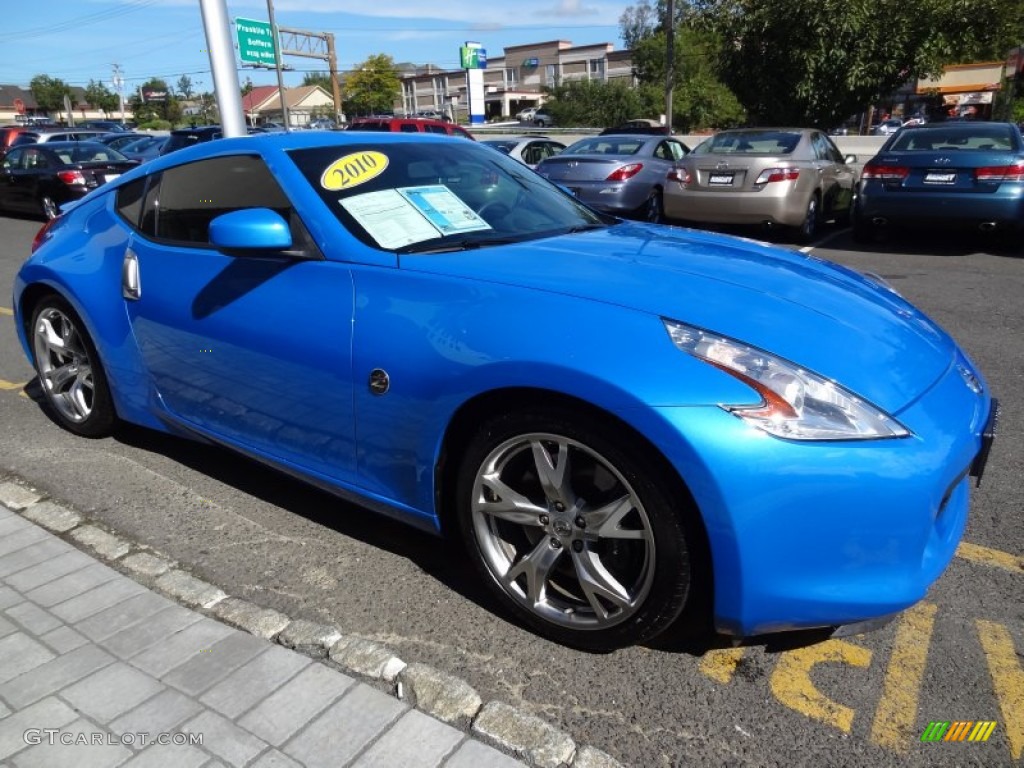 Monterey Blue 2010 Nissan 370Z Sport Coupe Exterior Photo #71123897