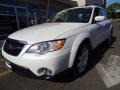 Satin White Pearl 2008 Subaru Outback 2.5i Limited L.L.Bean Edition