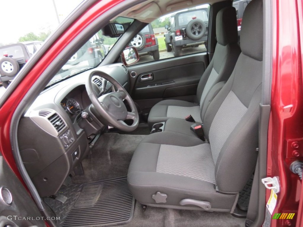 Ebony Interior 2011 GMC Canyon SLE Crew Cab Photo #71126162