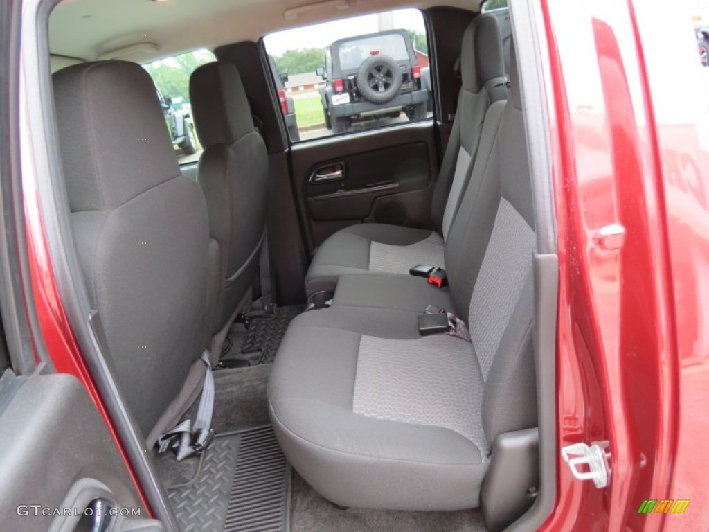 2011 GMC Canyon SLE Crew Cab Rear Seat Photo #71126186