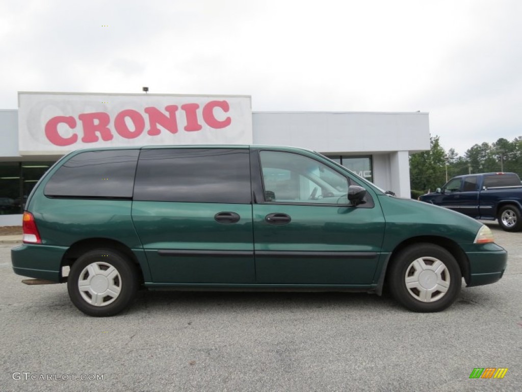 2003 Windstar LE - Tropic Green Metallic / Medium Graphite photo #8