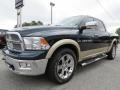 2011 Hunter Green Pearl Dodge Ram 1500 Laramie Crew Cab  photo #3