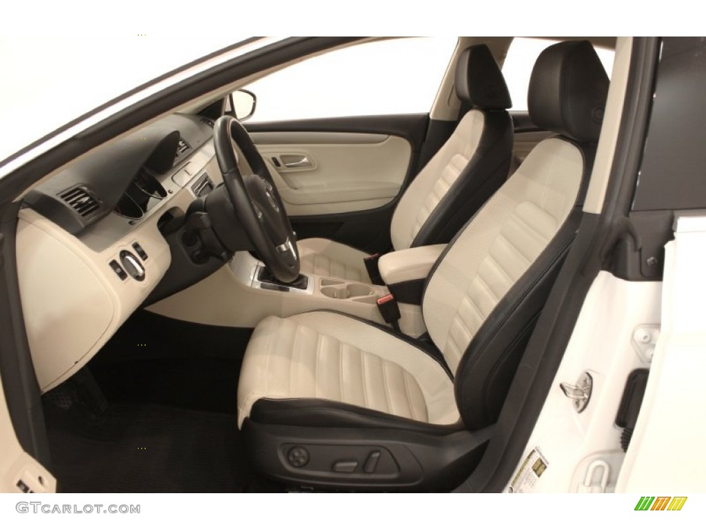 Cornsilk Beige Two Tone Interior 2010 Volkswagen CC Sport Photo #71128769