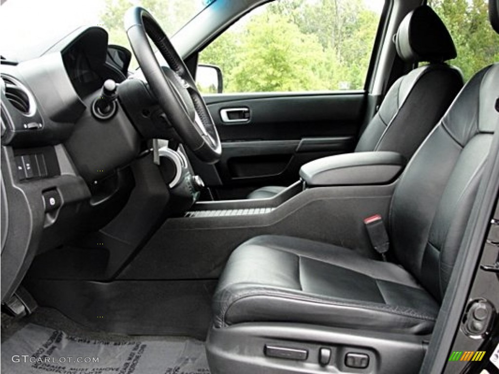 Black Interior 2010 Honda Pilot Touring Photo #71128889