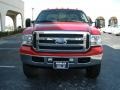 2005 Red Clearcoat Ford F250 Super Duty XLT SuperCab 4x4  photo #2