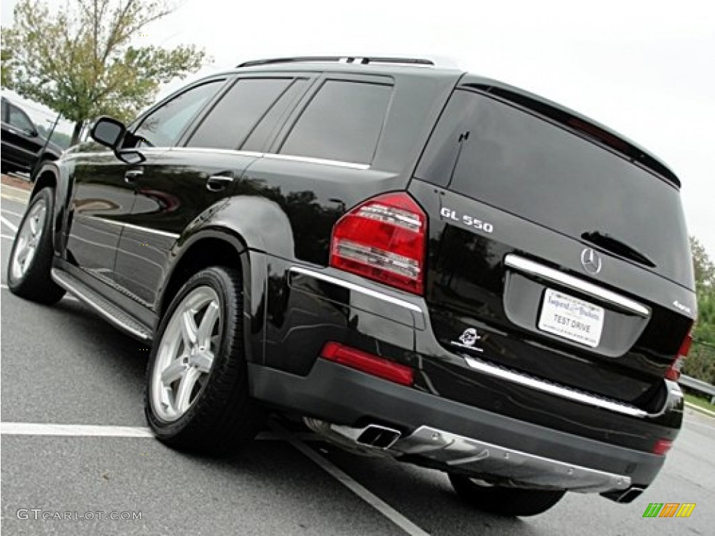 2008 GL 550 4Matic - Obsidian Black Metallic / Macadamia photo #6