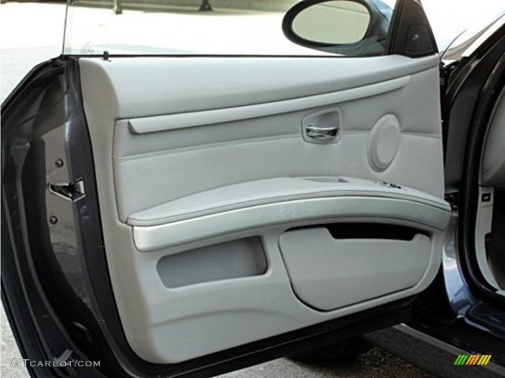 2007 BMW 3 Series 335i Coupe Black Door Panel Photo #71129426