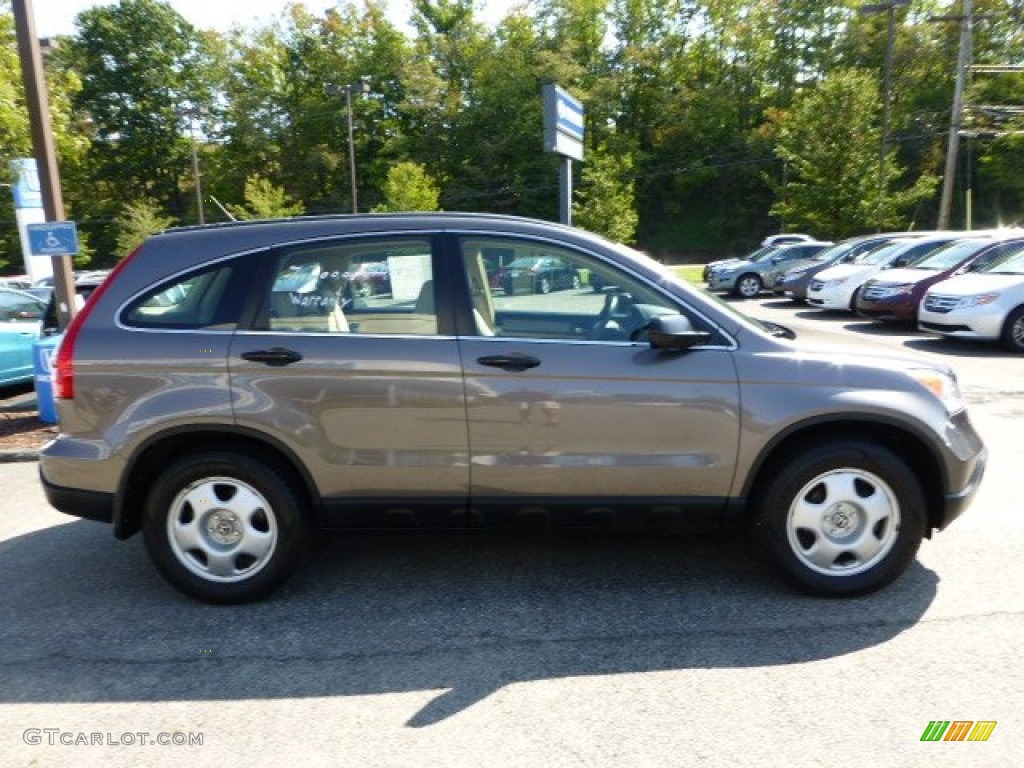 2009 CR-V LX 4WD - Urban Titanium Metallic / Ivory photo #6