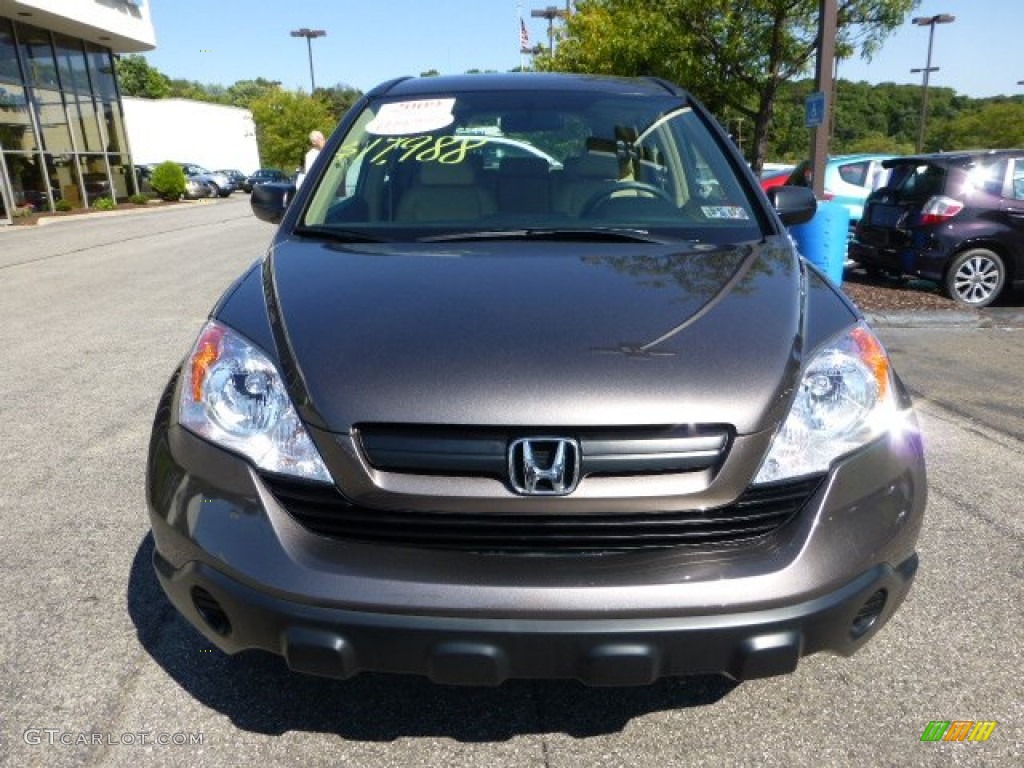 2009 CR-V LX 4WD - Urban Titanium Metallic / Ivory photo #8