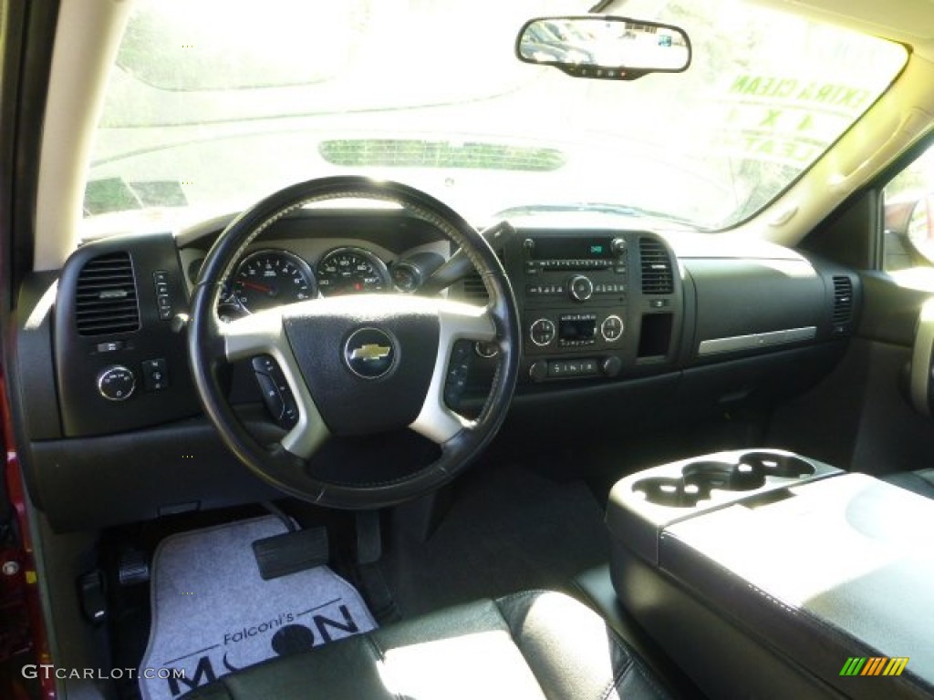 2007 Silverado 1500 LT Crew Cab 4x4 - Sport Red Metallic / Ebony Black photo #18