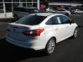 2013 White Platinum Ford Focus Titanium Sedan  photo #8