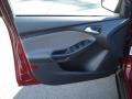 Charcoal Black 2013 Ford Focus SE Sedan Door Panel