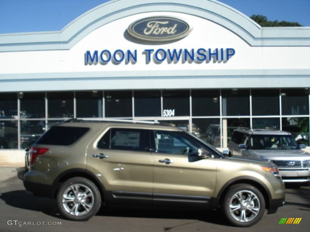 2013 Explorer Limited 4WD - Ginger Ale Metallic / Medium Light Stone photo #1