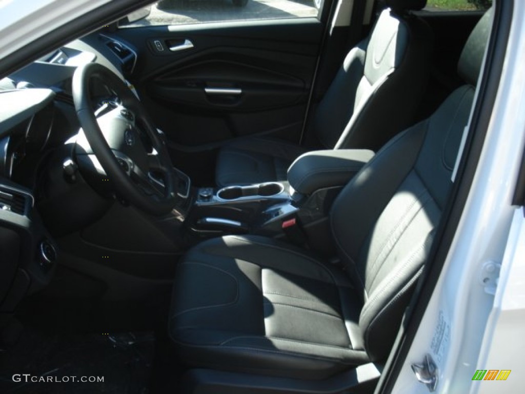 2013 Escape Titanium 2.0L EcoBoost 4WD - White Platinum Metallic Tri-Coat / Charcoal Black photo #11