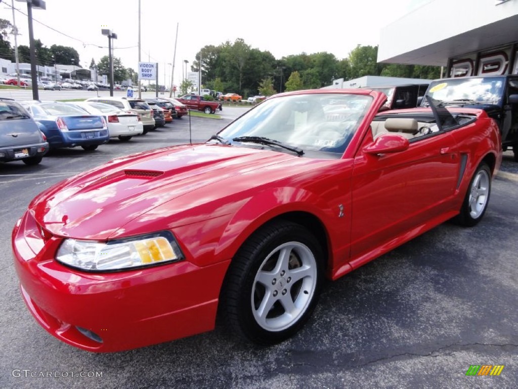 Rio Red 1999 Ford Mustang SVT Cobra Convertible Exterior Photo #71133103