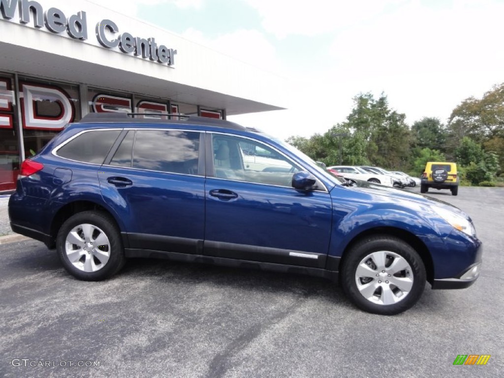 2011 Outback 3.6R Limited Wagon - Azurite Blue Pearl / Warm Ivory photo #5