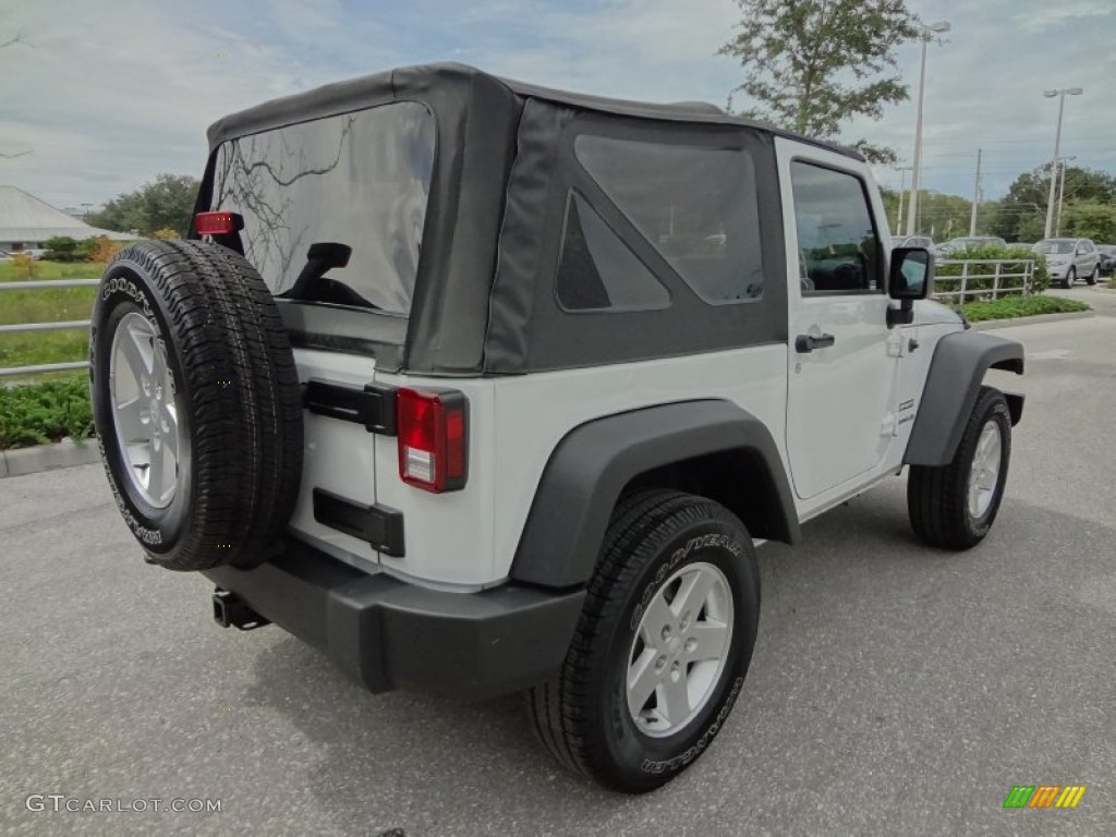 2011 Wrangler Sport S 4x4 - Bright White / Black photo #8