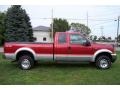 2001 Toreador Red Metallic Ford F250 Super Duty XLT SuperCab 4x4  photo #4