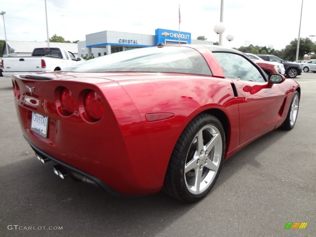 2005 Corvette Coupe - Magnetic Red Metallic / Cashmere photo #7