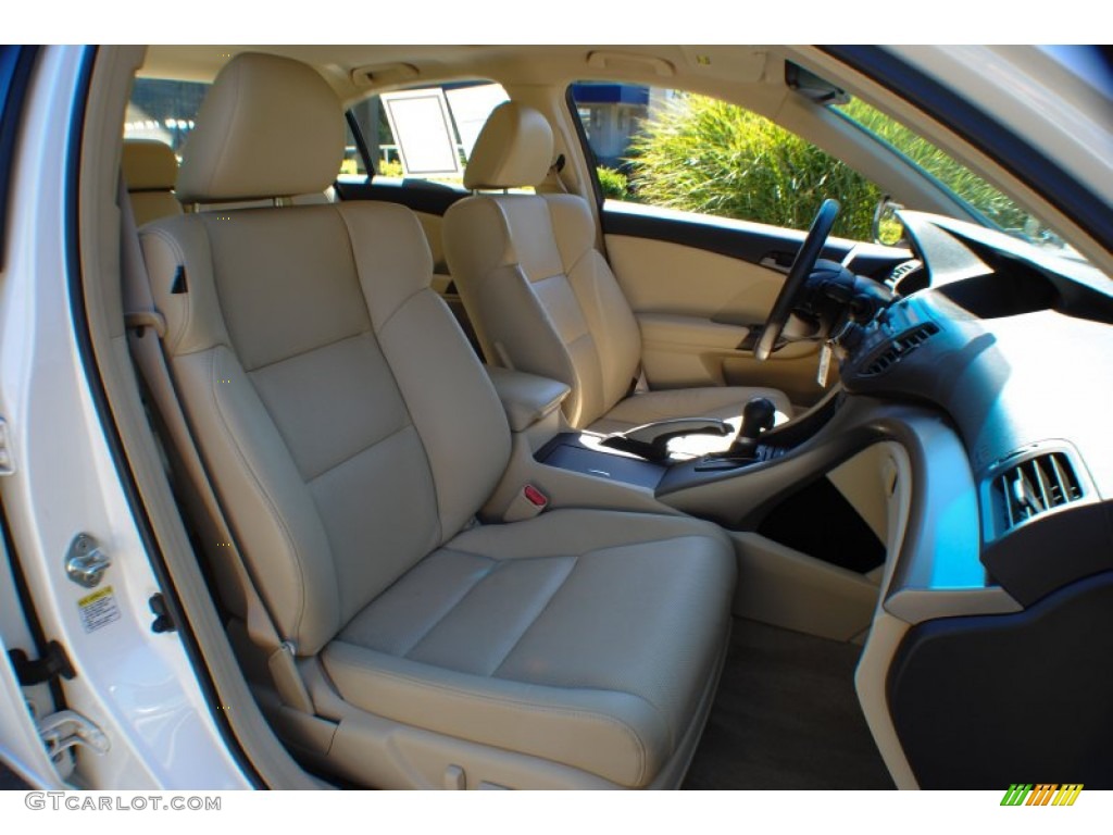 2010 TSX Sedan - Premium White Pearl / Parchment photo #10