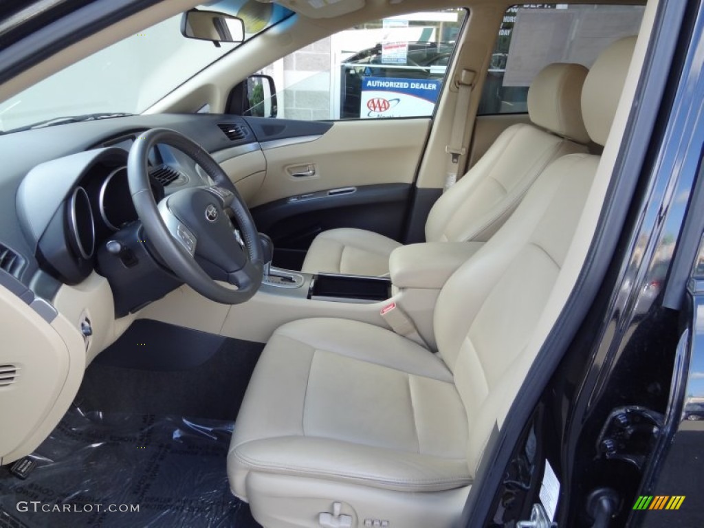 Desert Beige Interior 2008 Subaru Tribeca Limited 7 Passenger Photo #71136126