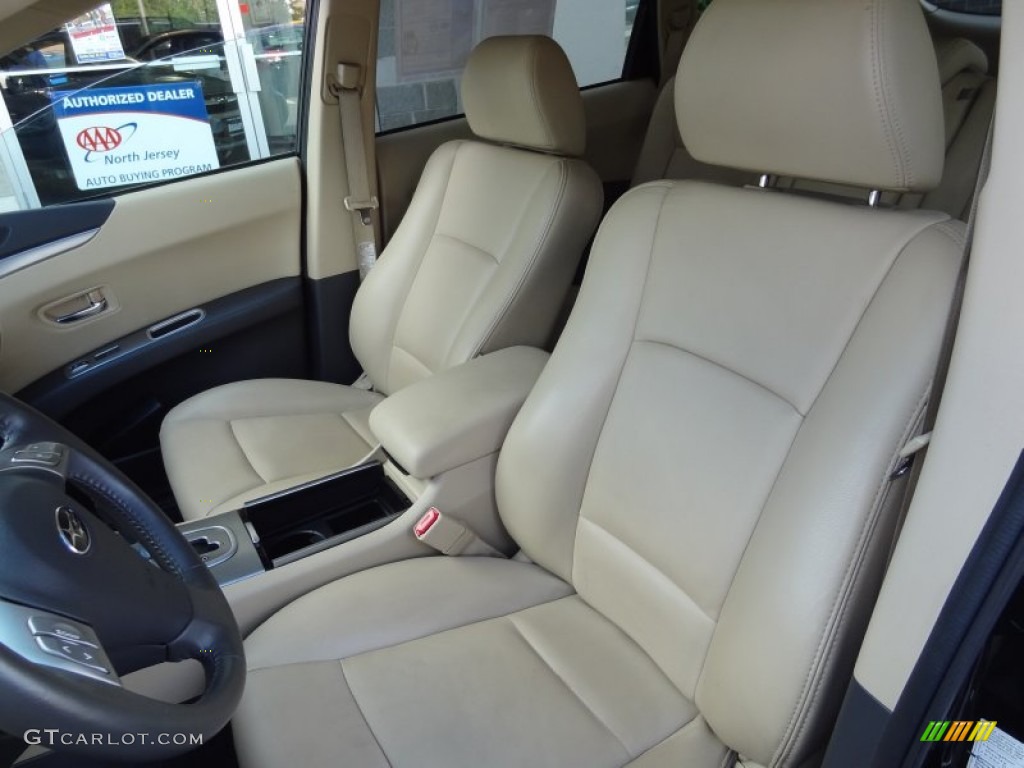 Desert Beige Interior 2008 Subaru Tribeca Limited 7 Passenger Photo #71136144