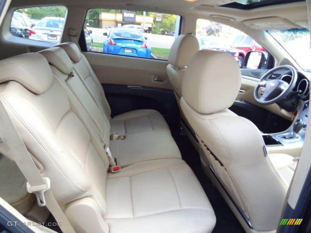 Desert Beige Interior 2008 Subaru Tribeca Limited 7 Passenger Photo #71136237