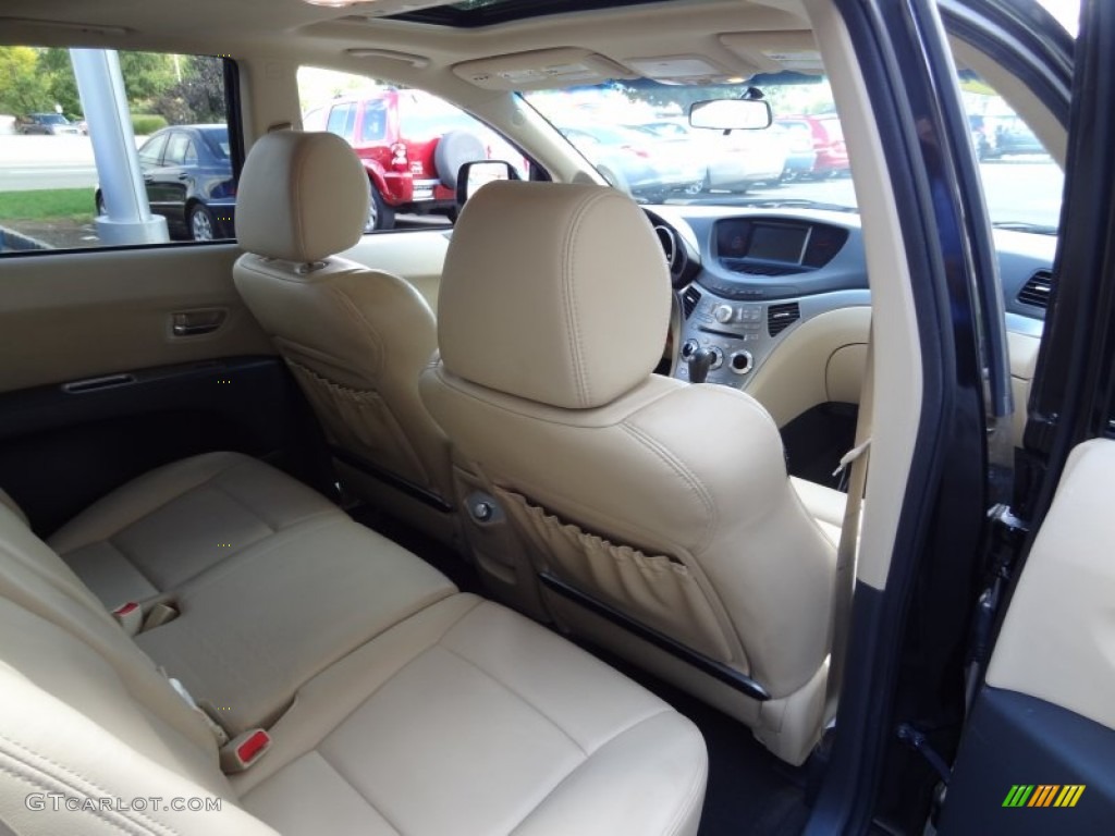 Desert Beige Interior 2008 Subaru Tribeca Limited 7 Passenger Photo #71136246