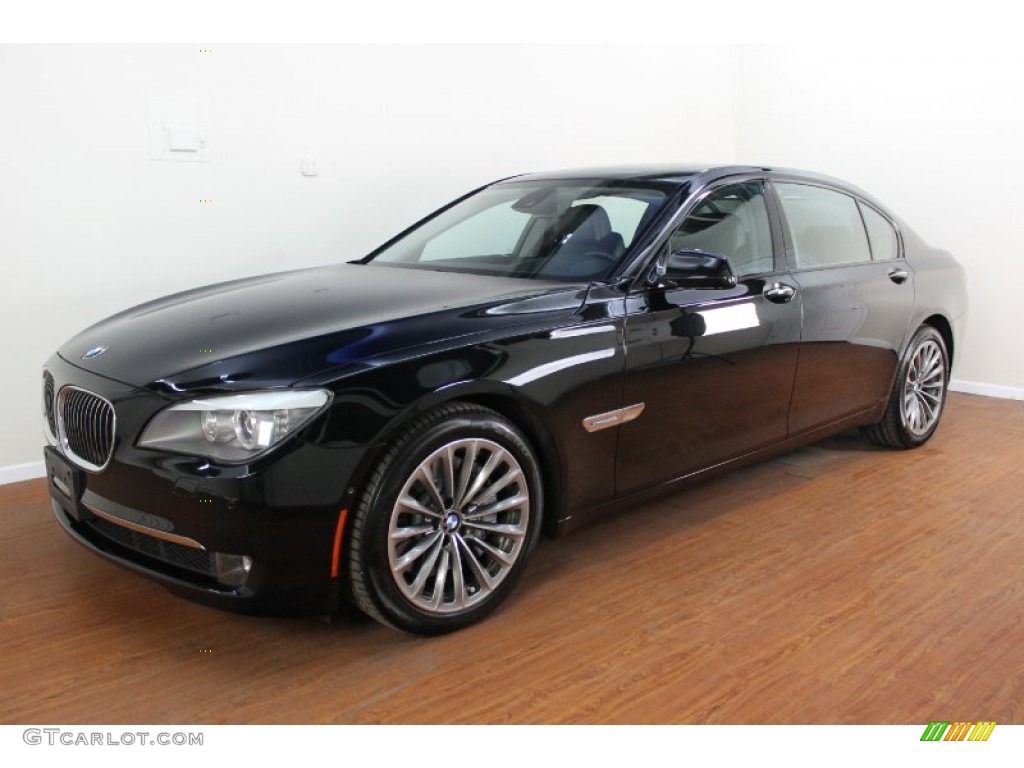 2009 7 Series 750Li Sedan - Jet Black / Black Nappa Leather photo #1