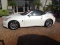 2010 Pearl White Nissan 370Z Touring Roadster  photo #2