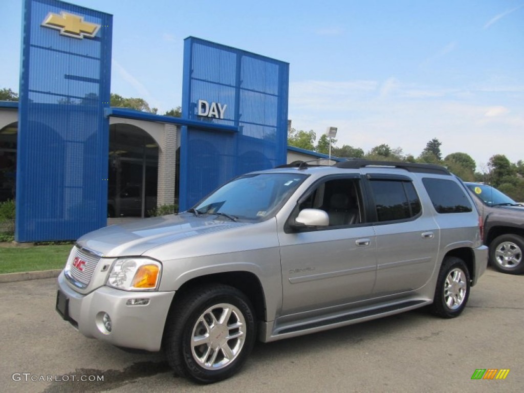 2006 Envoy XL Denali 4x4 - Liquid Silver Metallic / Ebony Black photo #1