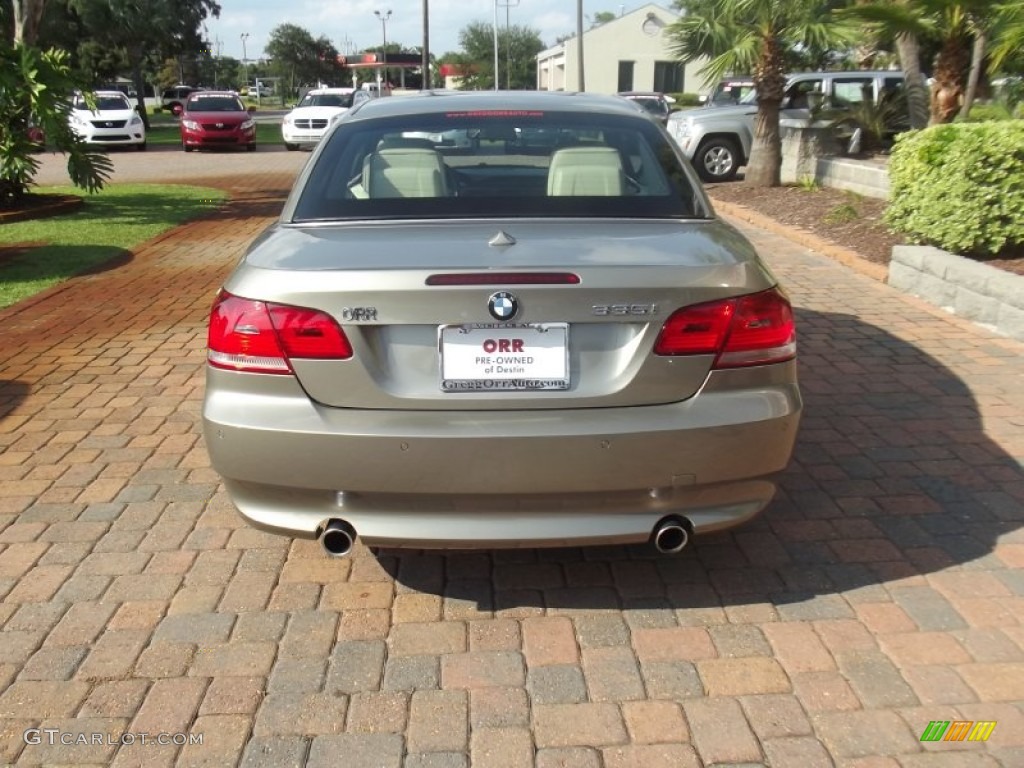 2007 3 Series 335i Convertible - Platinum Bronze Metallic / Cream Beige photo #4