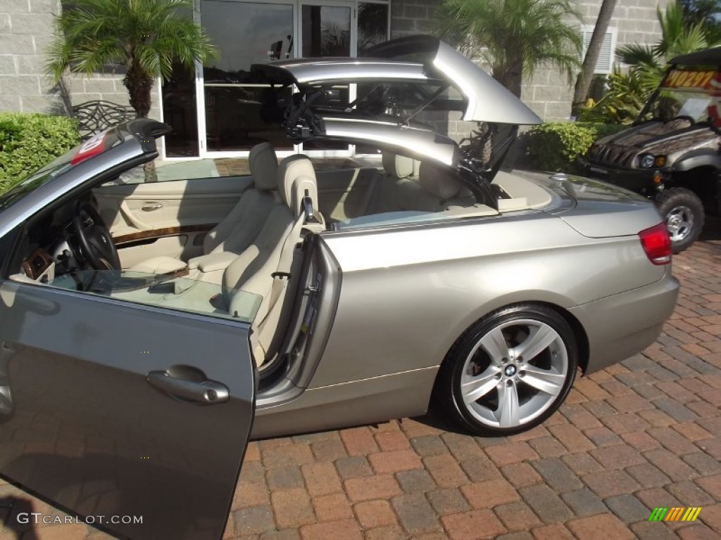 2007 3 Series 335i Convertible - Platinum Bronze Metallic / Cream Beige photo #10