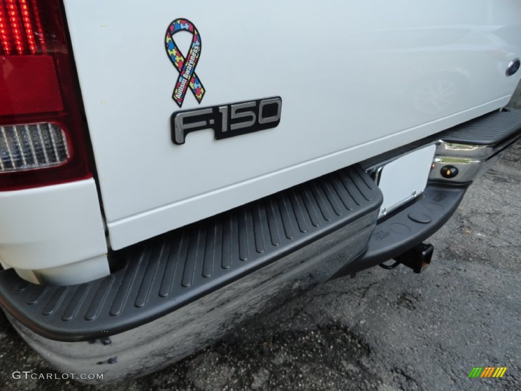 2002 F150 XLT SuperCab 4x4 - Oxford White / Medium Graphite photo #16