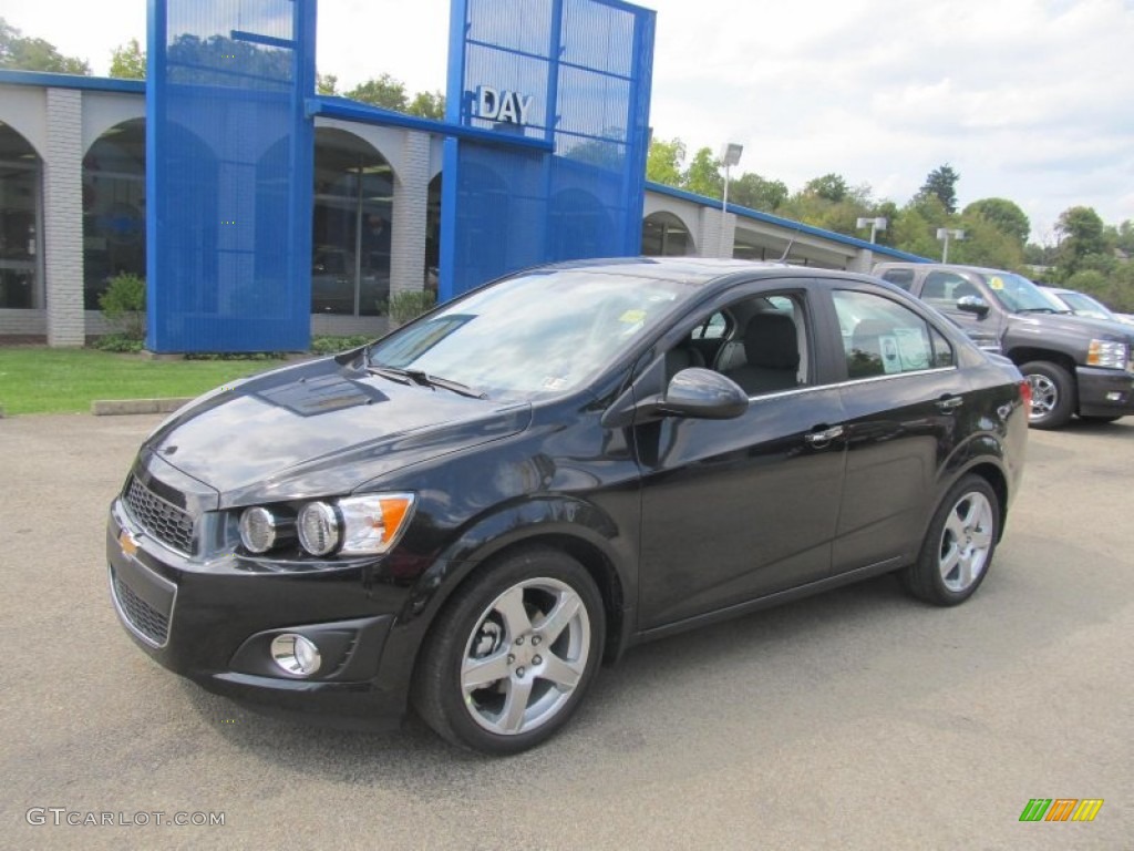 2013 Sonic LTZ Sedan - Black Granite Metallic / Jet Black/Dark Titanium photo #1