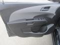 Jet Black/Dark Titanium 2013 Chevrolet Sonic LTZ Sedan Door Panel