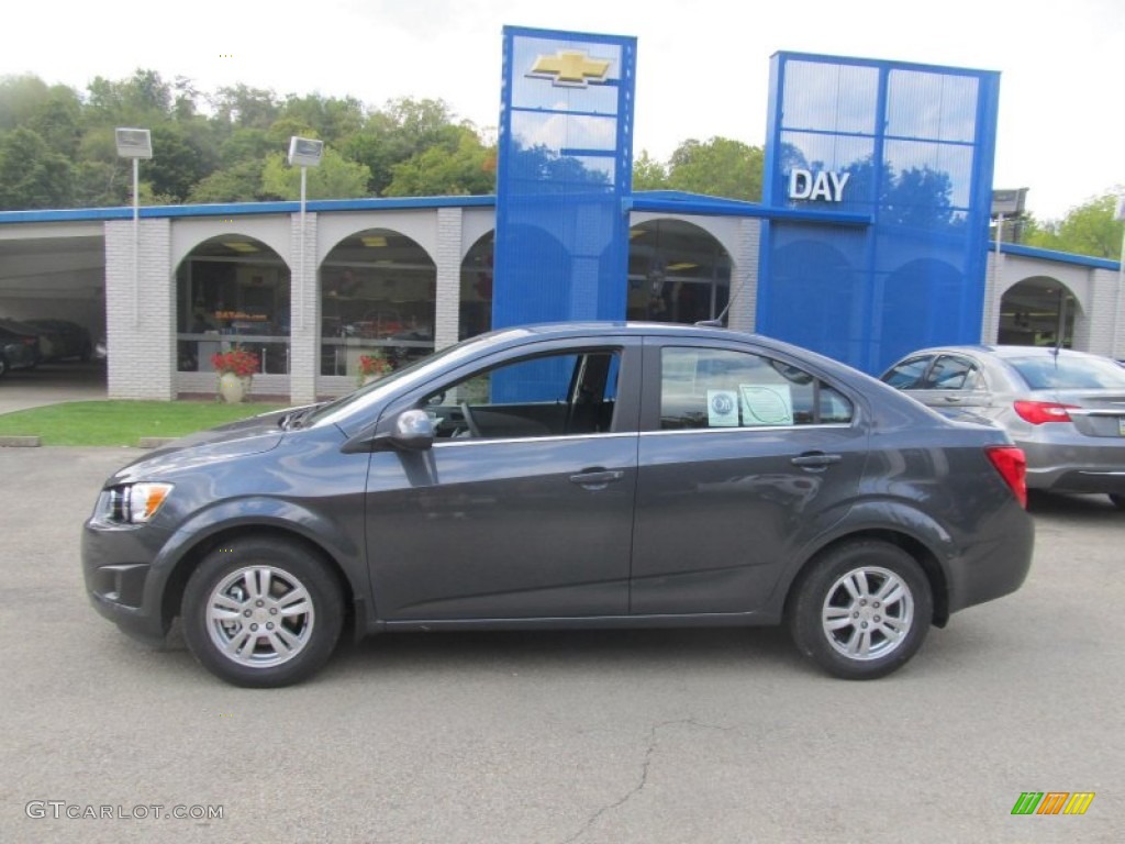 2013 Sonic LT Sedan - Cyber Gray Metallic / Dark Pewter/Dark Titanium photo #2