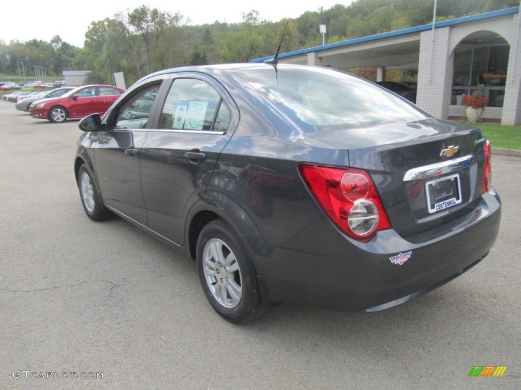 2013 Sonic LT Sedan - Cyber Gray Metallic / Dark Pewter/Dark Titanium photo #3