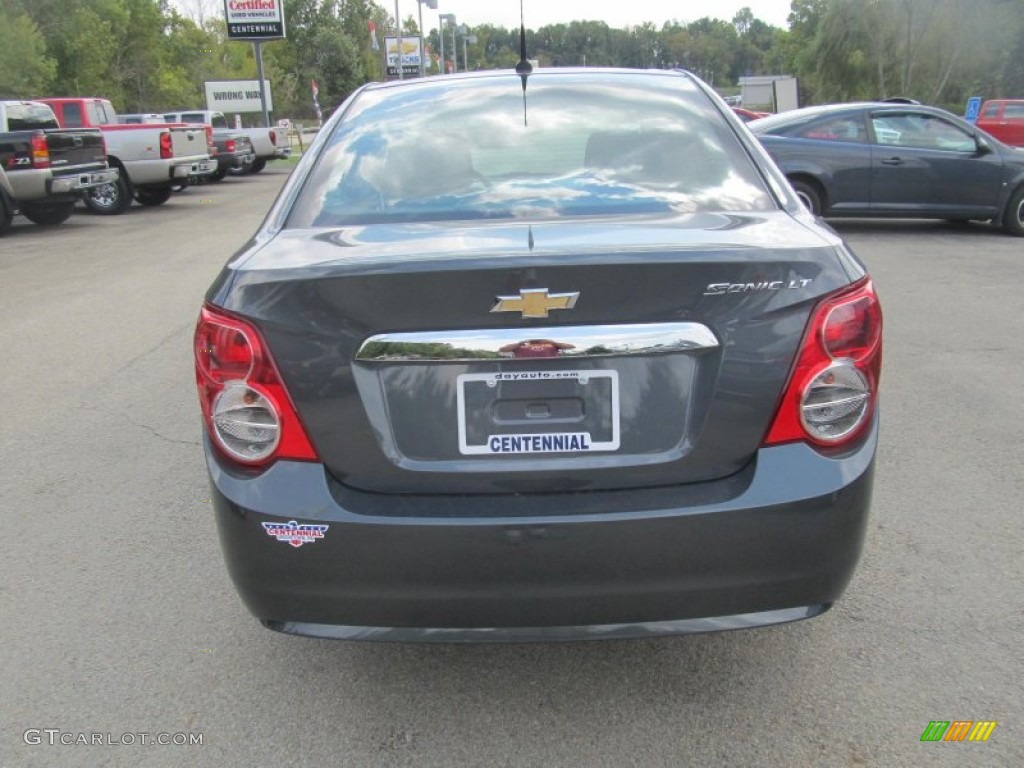 2013 Sonic LT Sedan - Cyber Gray Metallic / Dark Pewter/Dark Titanium photo #4