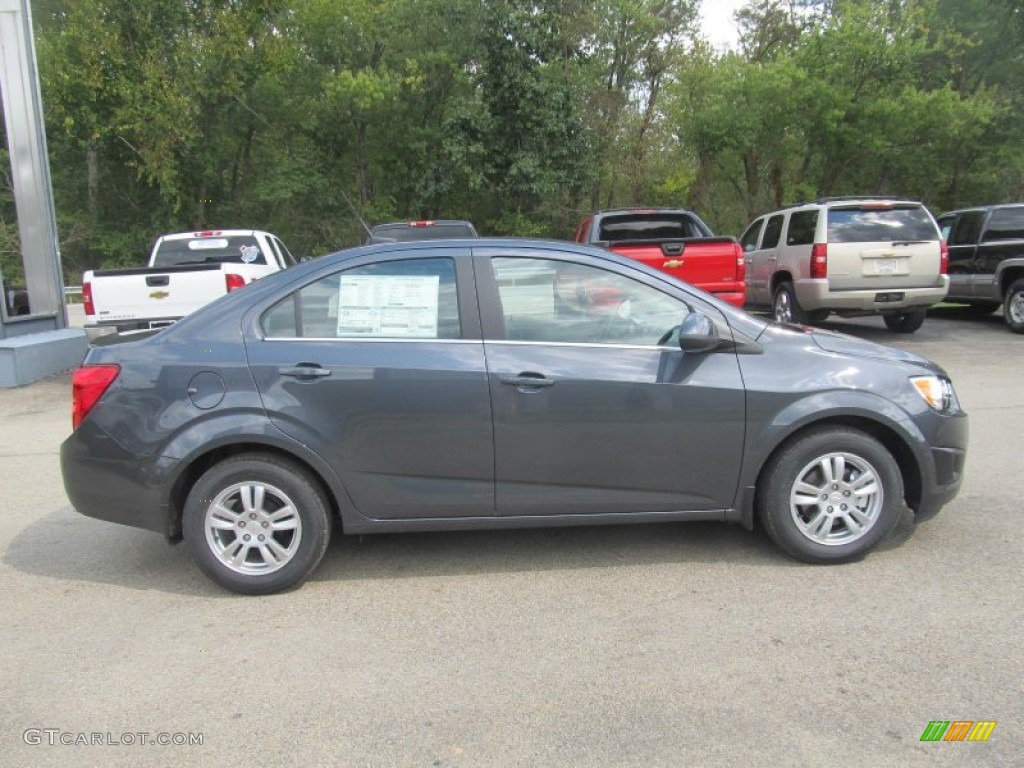 2013 Sonic LT Sedan - Cyber Gray Metallic / Dark Pewter/Dark Titanium photo #6