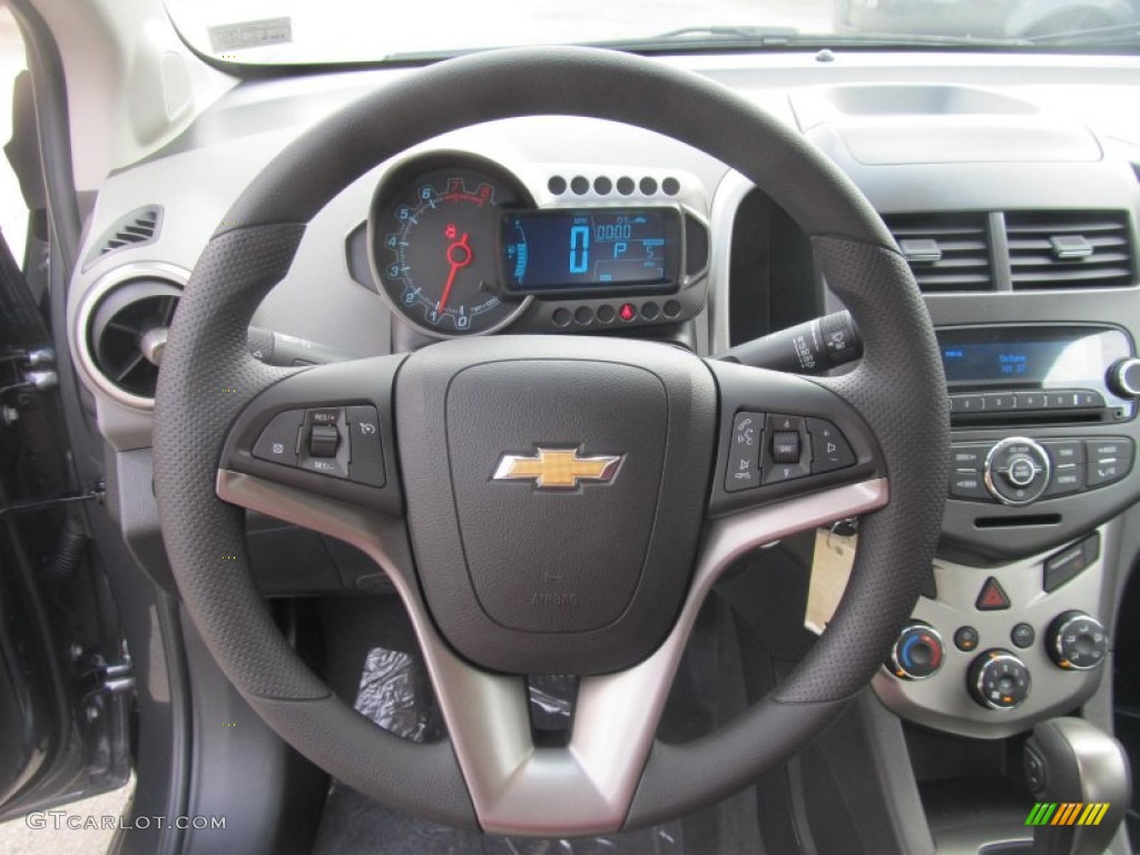 2013 Sonic LT Sedan - Cyber Gray Metallic / Dark Pewter/Dark Titanium photo #13